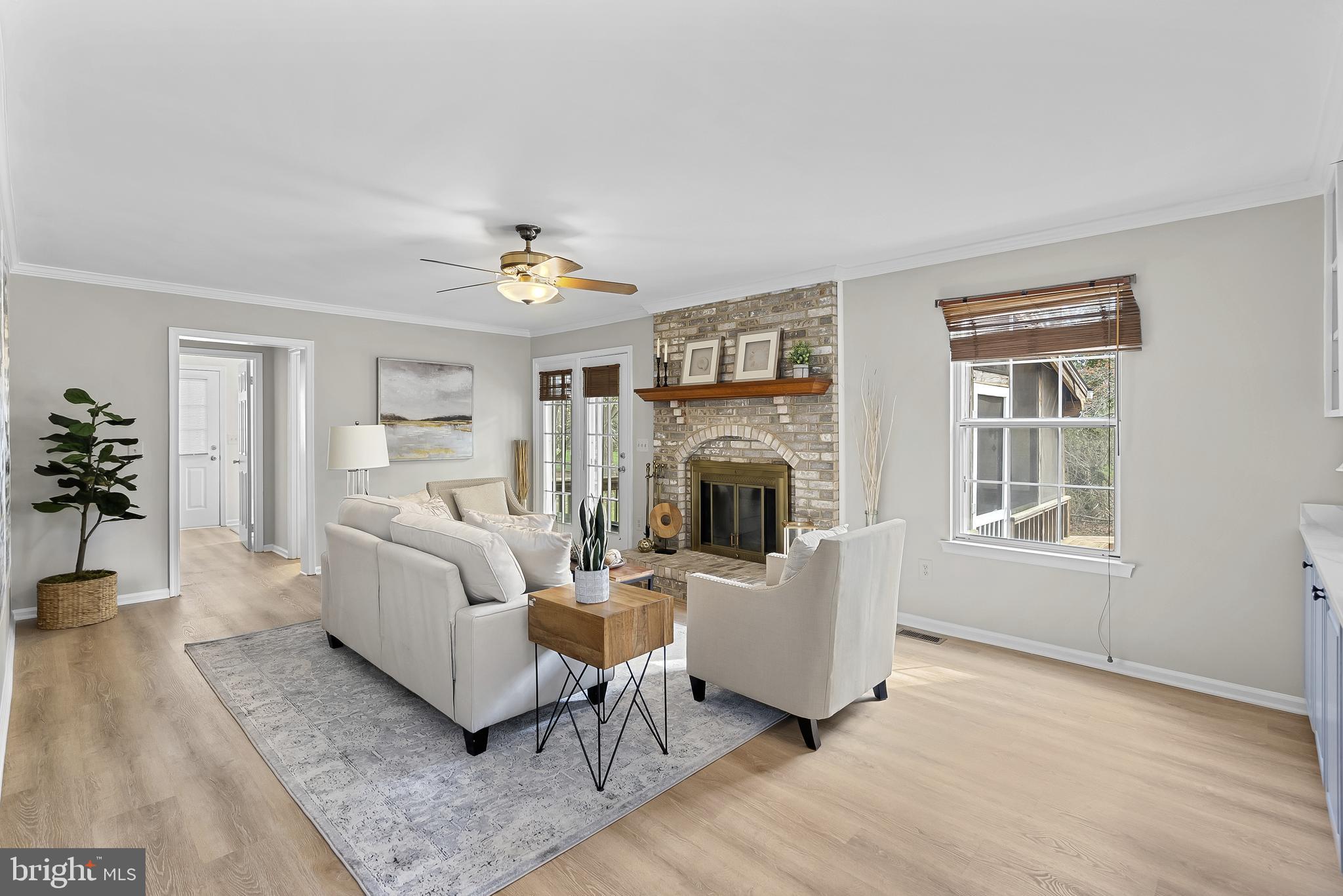 3 Moss Road Sterling, VA 20165 - Photo 25 of 77 Family Room w/ Woodburning Fireplace