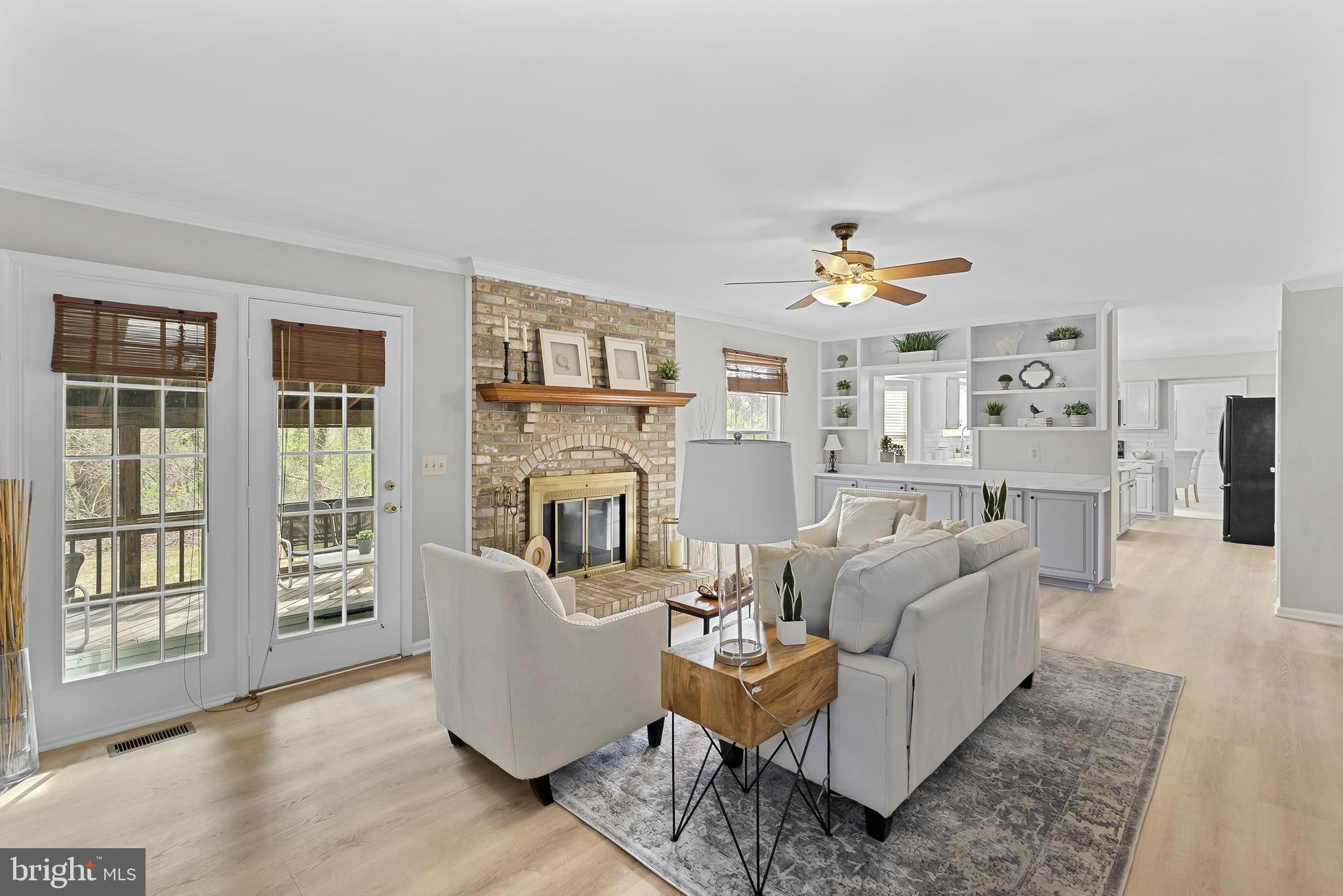 3 Moss Road Sterling, VA 20165 - Photo 26 of 77 French Doors to Rear Screened Porch Off Family Rm