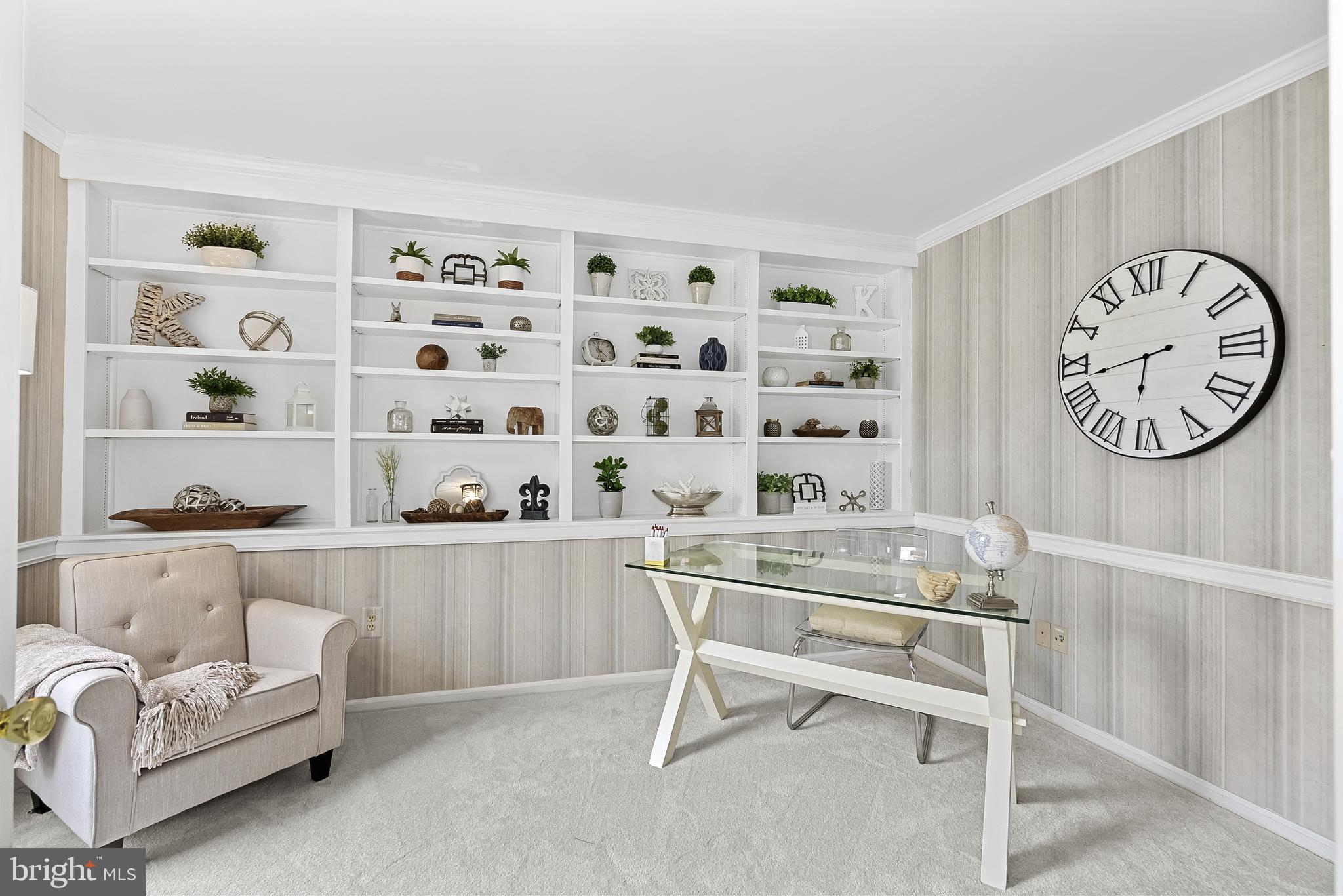 3 Moss Road Sterling, VA 20165 - Photo 28 of 77 Home Office w/ Built Ins on Main