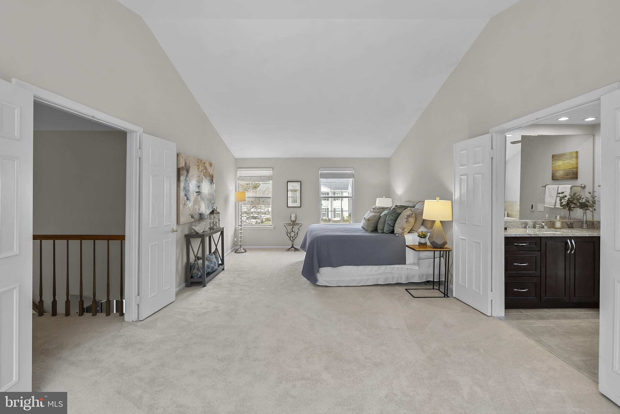 3 Moss Road Sterling, VA 20165 - Photo 35 of 77 Vaulted Ceiling in Expansive Primary Bedroom