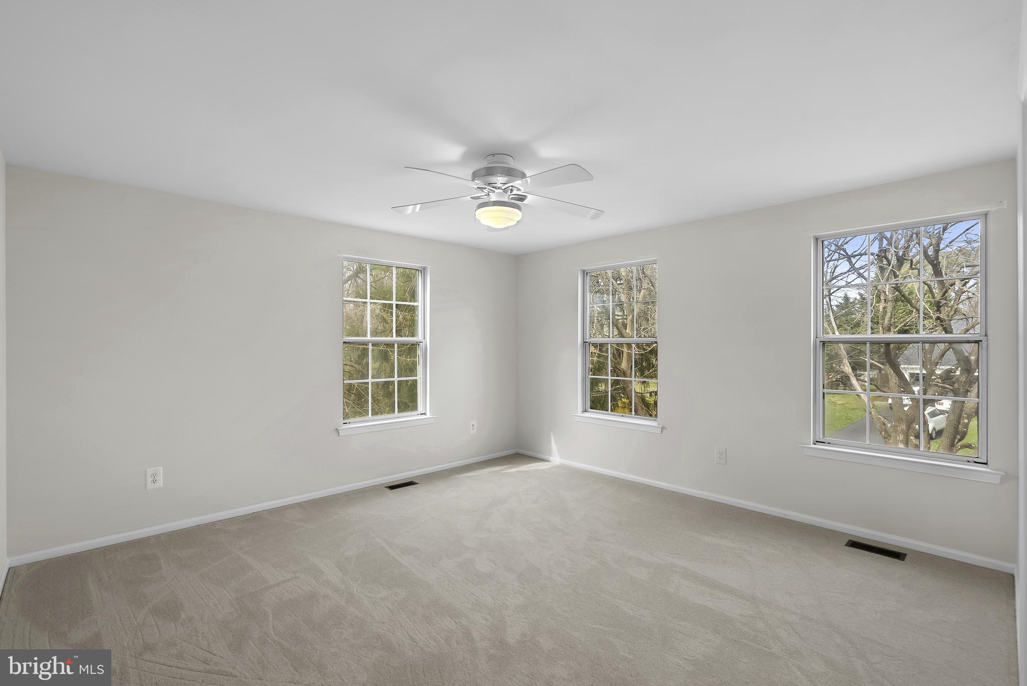3 Moss Road Sterling, VA 20165 - Photo 43 of 77 Bedroom #3 w/ Fan and New Carpet