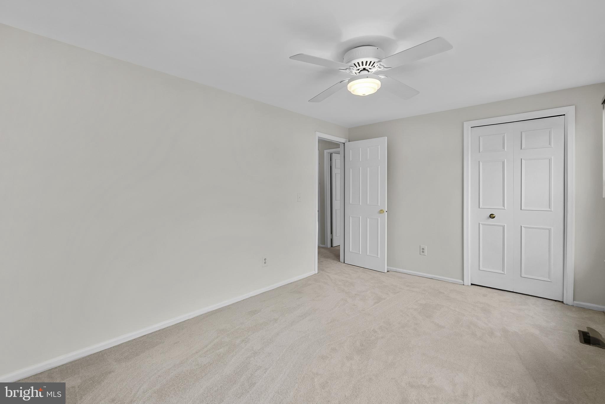 3 Moss Road Sterling, VA 20165 - Photo 46 of 77 Bedroom #2 w/ Fan and New Carpet
