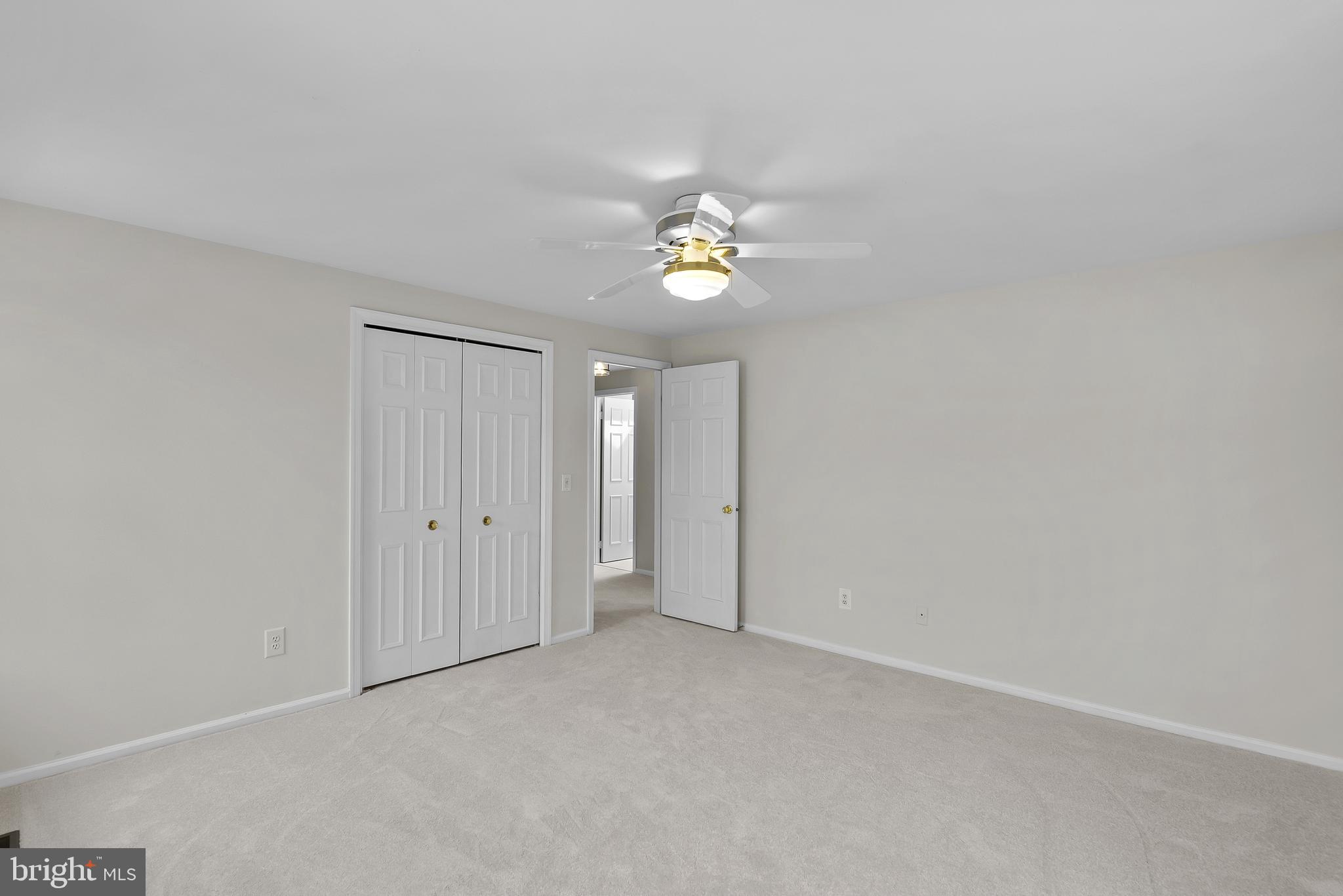 3 Moss Road Sterling, VA 20165 - Photo 49 of 77 Bedroom #4 w/ Fan and New Carpet
