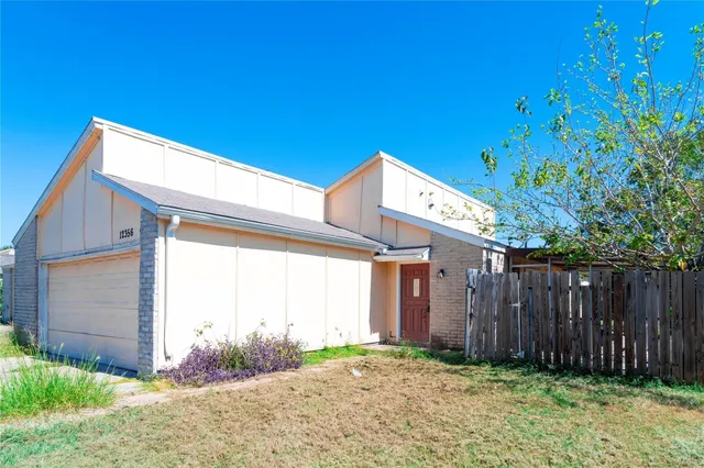 a backyard of a house