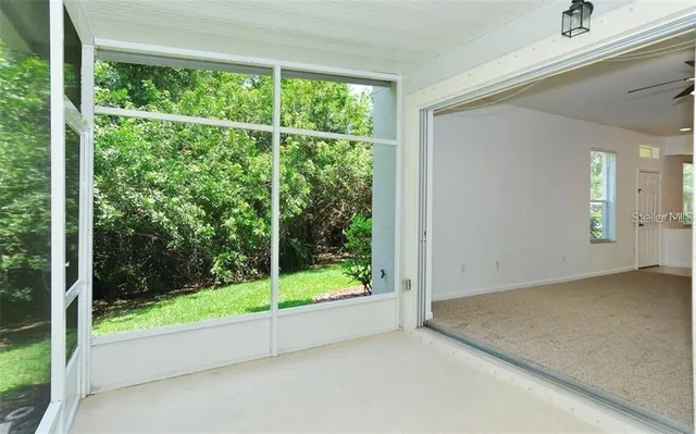 a view of an outdoor space with a lake view