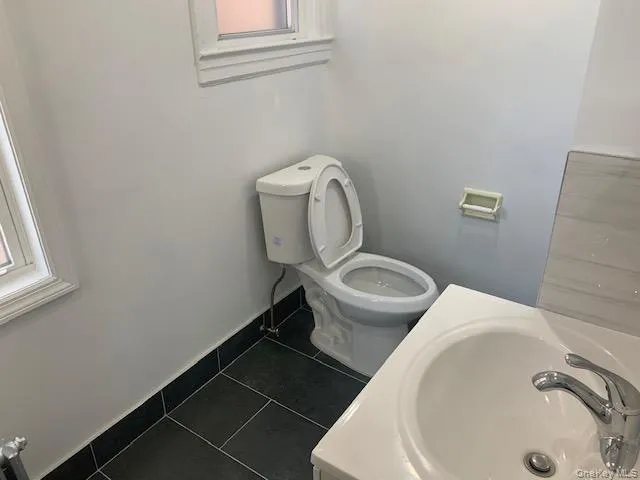a bathroom with a toilet and a sink