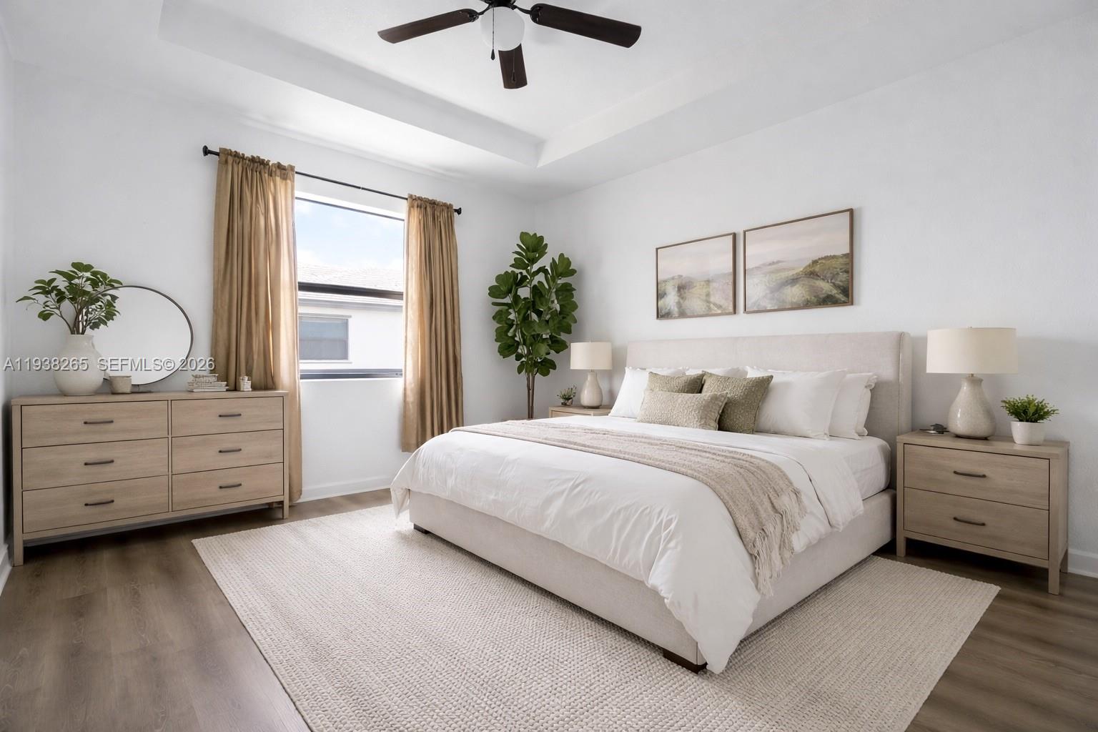13388 Southwest 286th Street Homestead, FL 33033 - Photo 21 of 46 a bedroom with a bed and a window