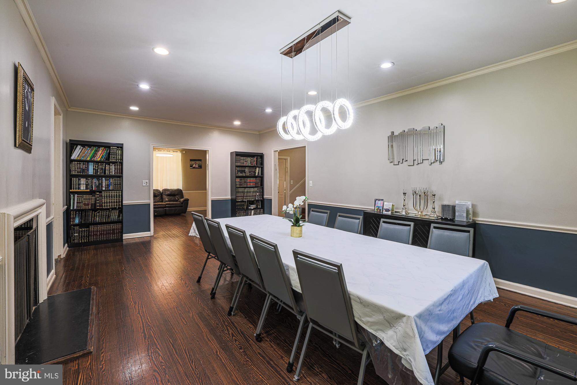 3305 Bancroft Road Baltimore, MD 21215 - Photo 24 of 61 Elegant dining space with modern lighting.