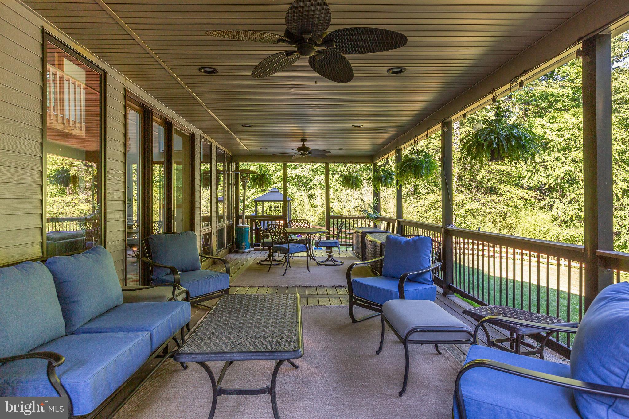 4105 Edges Mill Road Downingtown, PA 19335 - Photo 27 of 60 Rear Covered Porch off Sunroom