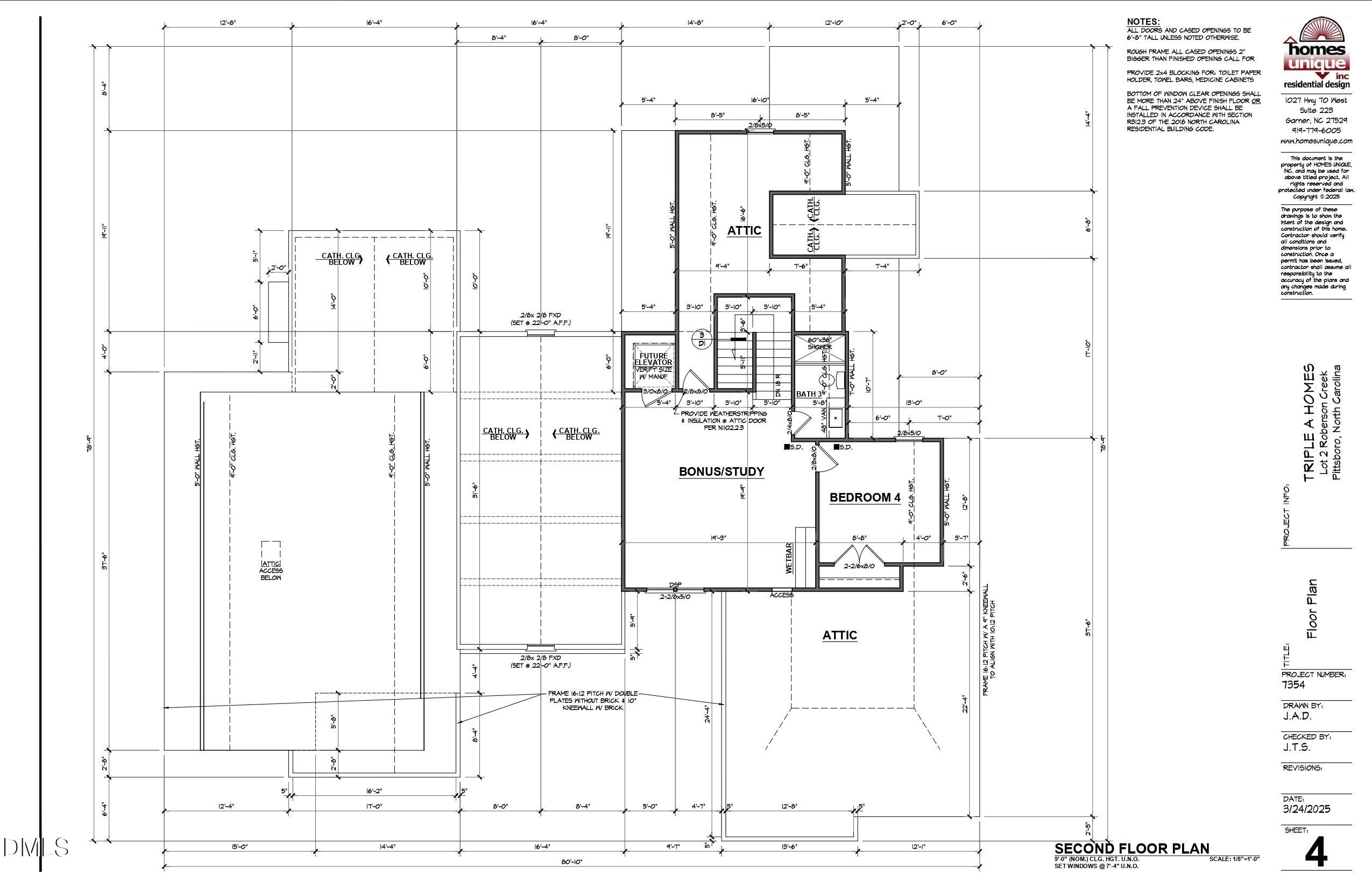 638 Old Goldston Road Pittsboro, NC 27312 - Photo 22 of 22 RO 2 Final Architecturals-5_page-0001