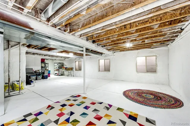 a view of a storage room