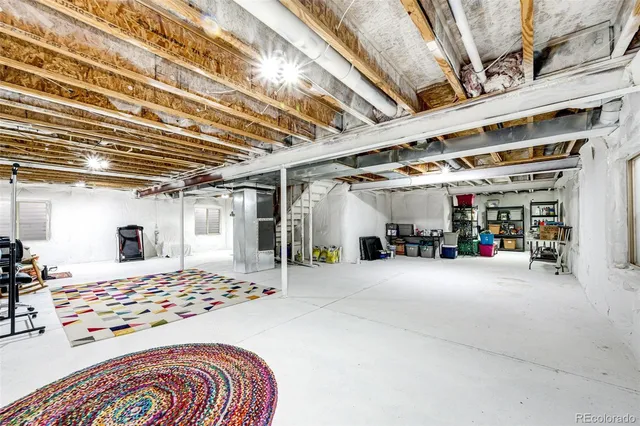 a view of storage and utility room