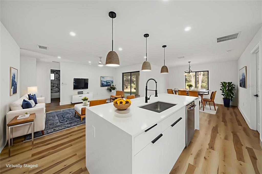 15460 Chamberlain Boulevard Port Charlotte, FL 33953 - Photo 4 of 23 a view of living room with furniture and flat screen tv