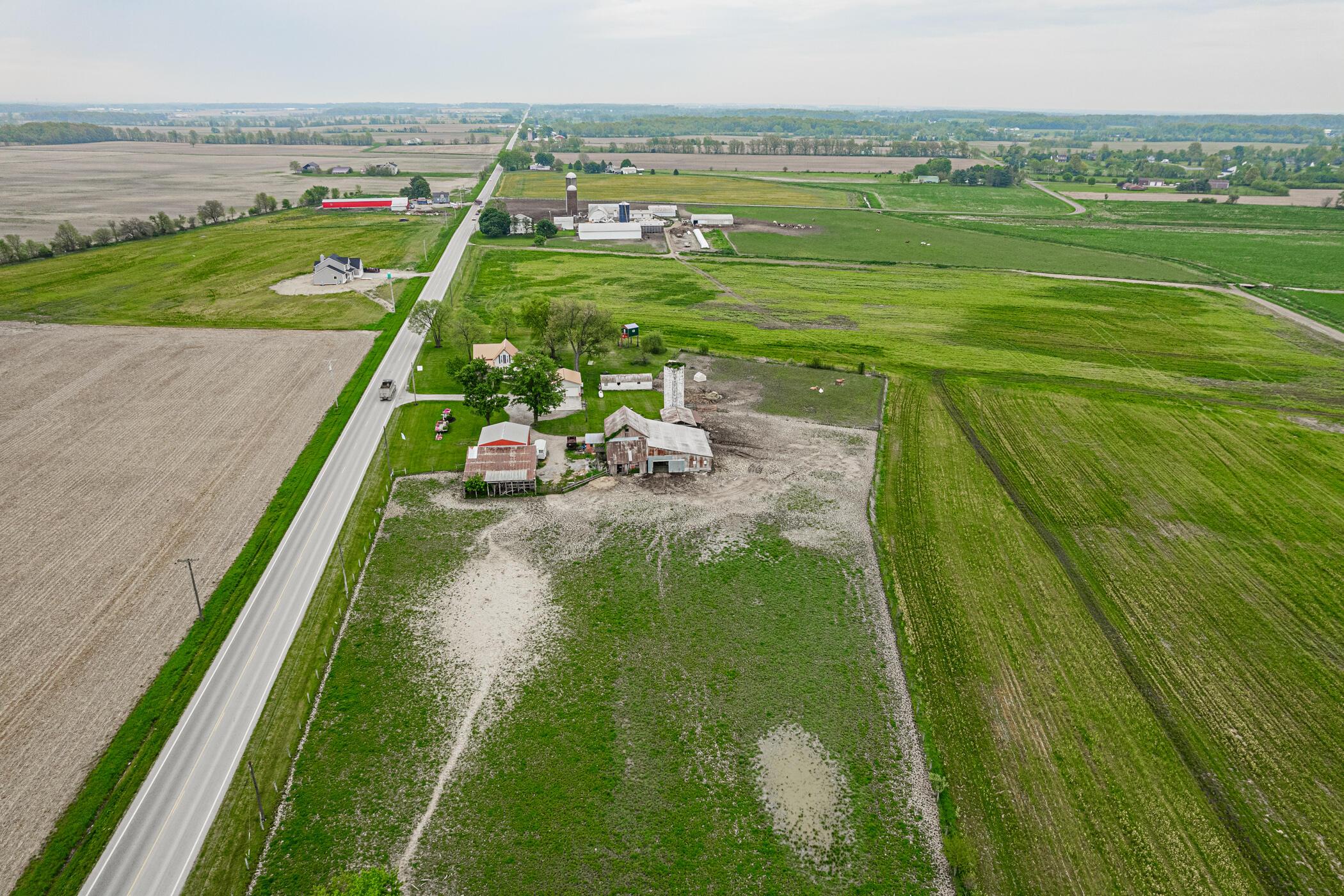 12913 Fladt Road Marysville, OH 43040 - Photo 70 of 73 Aerial view surrounding farm land