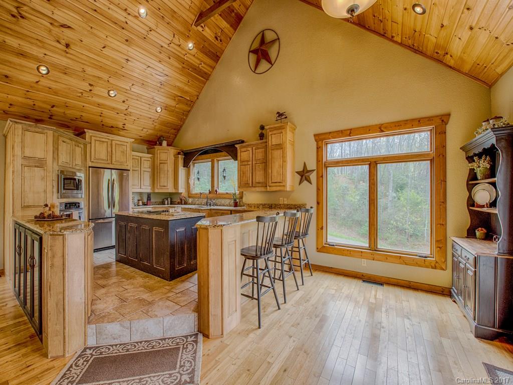 295 Rice Cove Road Canton, NC 28716 - Photo 14 of 24 a very nice looking kitchen with a large window