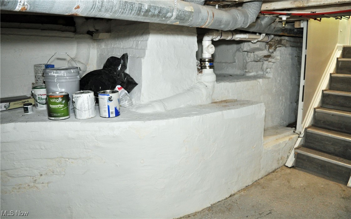 7604 Spafford Road Cleveland, OH 44105 - Photo 21 of 23 Unfinished basement with stairway