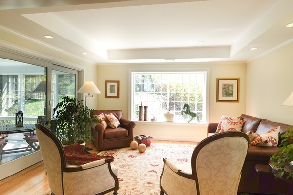 123 Draper Road Wayland, MA 01778 - Photo 4 of 30 a living room with furniture and a large window