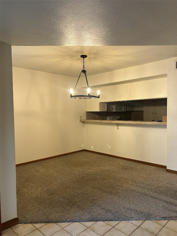 a view of a room with an empty space