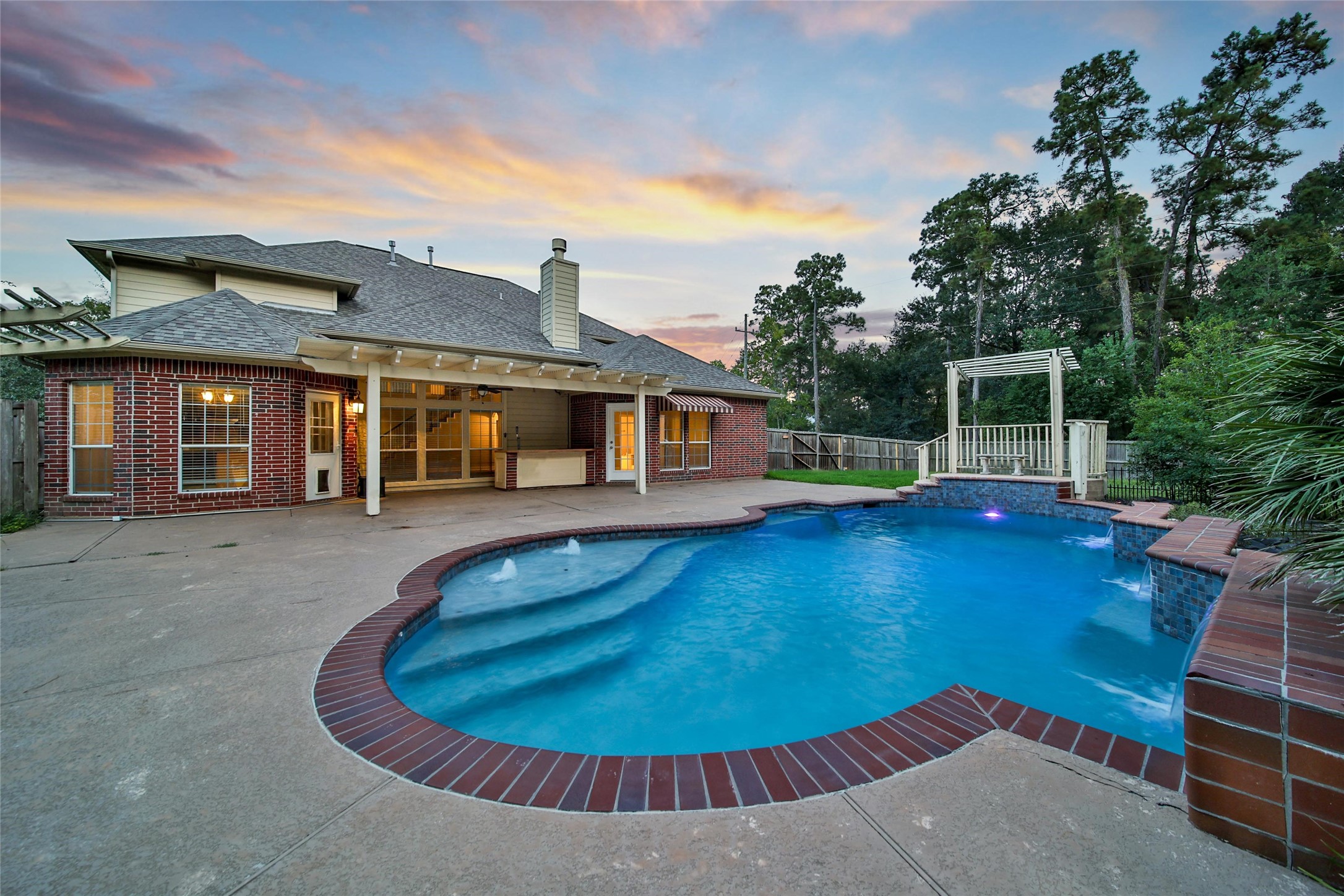 2315 Legends Gate Drive Spring, TX 77386 - Photo 40 of 50 a view of a house with pool