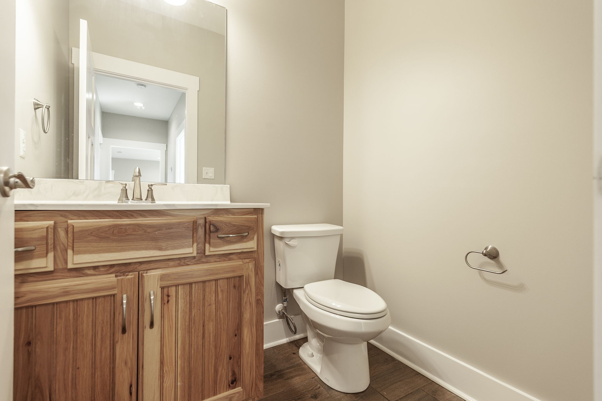 7728 Boyles Road White House, TN 37188 - Photo 55 of 60 a bathroom with a toilet a sink and mirror