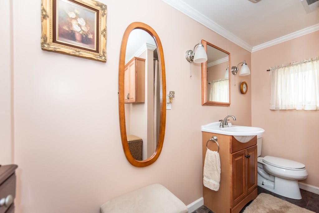949 Lyn Road Sarver, PA 16055 - Photo 17 of 25 The bathroom is larger than it appears in the photo. The shower/bath combo is located across from the sink & toilet.