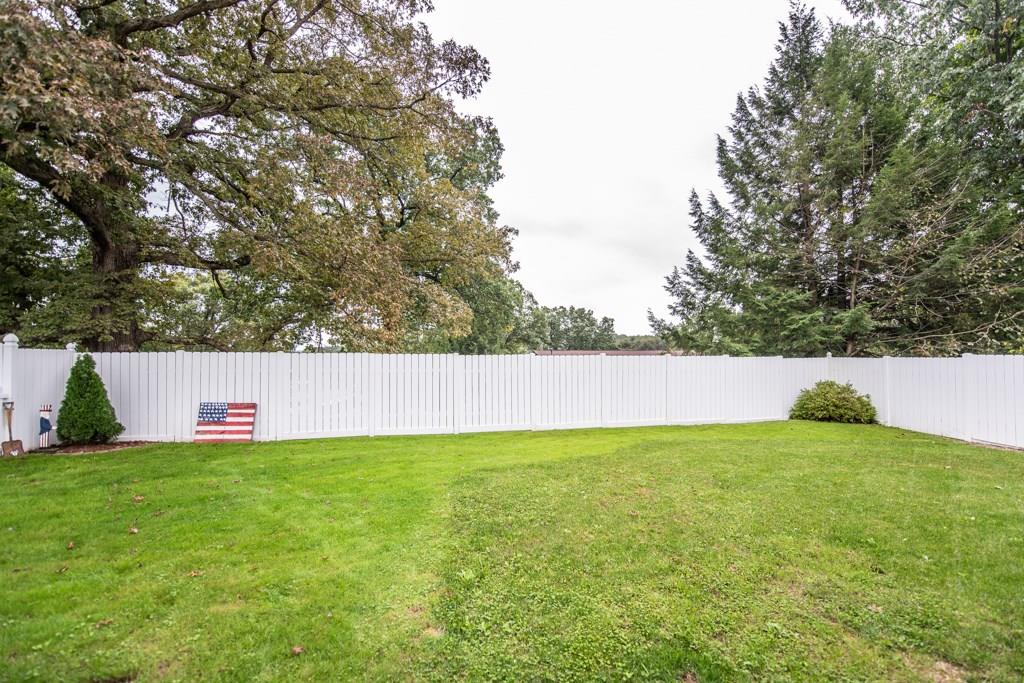 949 Lyn Road Sarver, PA 16055 - Photo 20 of 25 View of fenced in portion of the yard as looking from the patio area. There once was an above ground pool in this area.
