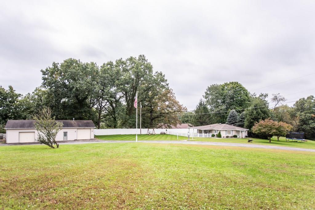 949 Lyn Road Sarver, PA 16055 - Photo 25 of 25 View of house and garage (MLS #1371433 or MLS#1371434) from center of front yard.