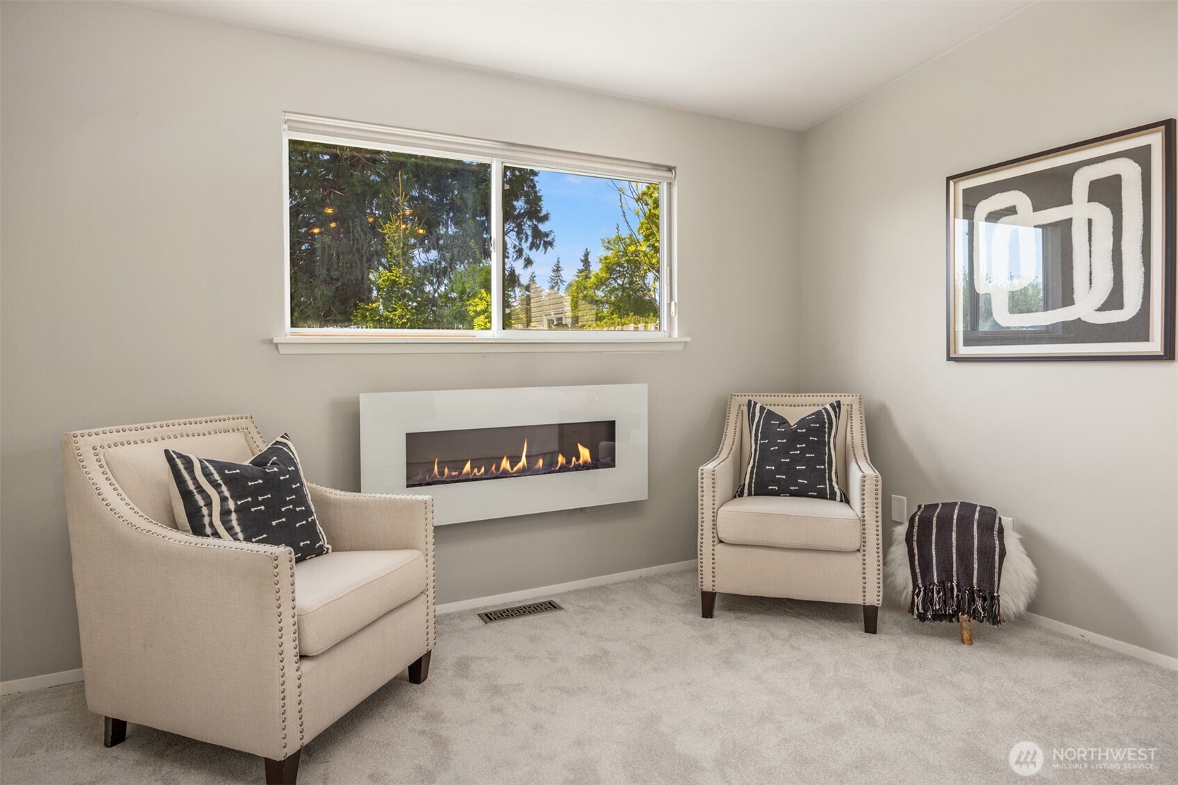 16021 15th Avenue Southwest Burien, WA 98166 - Photo 14 of 36 a living room with furniture and a painting