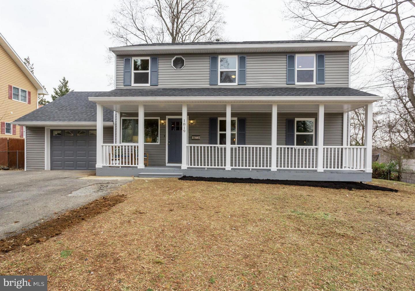 Charming home with inviting porch.