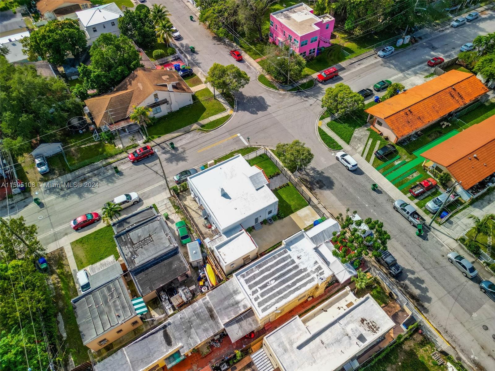 923 Southwest 13th Court Miami, FL 33135 - Photo 44 of 58 an aerial view of a house with a yard