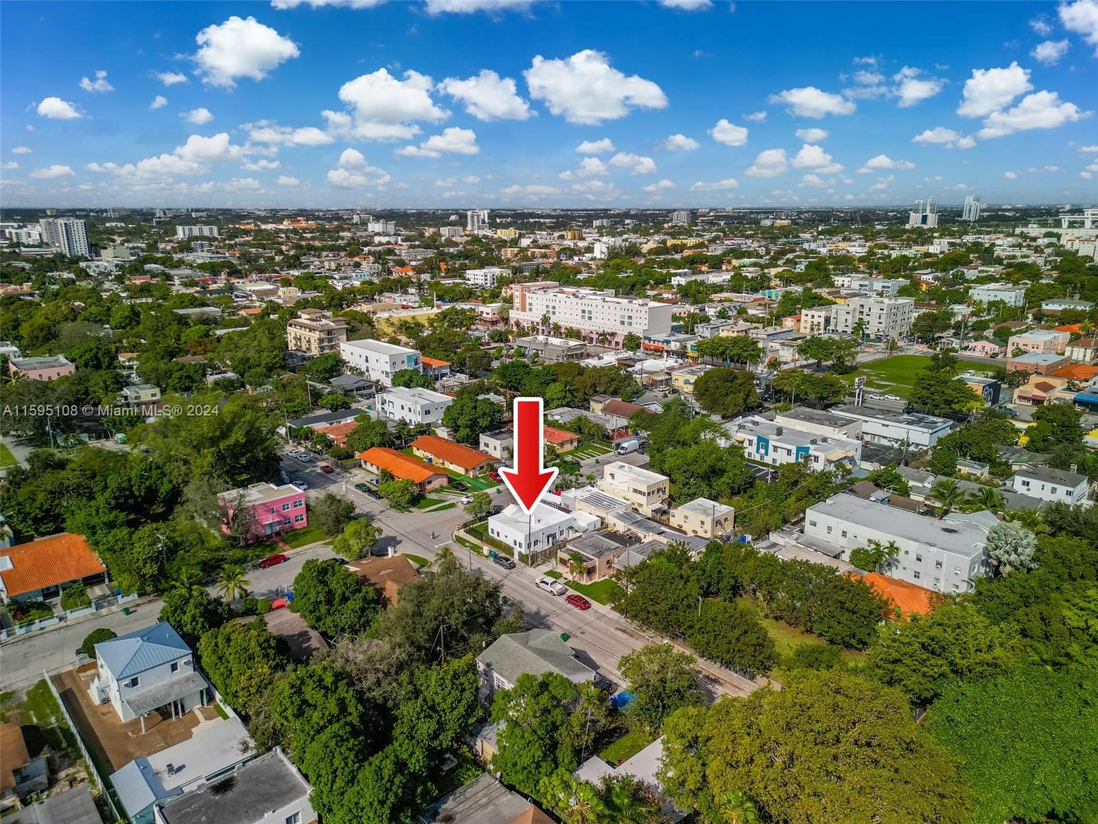923 Southwest 13th Court Miami, FL 33135 - Photo 47 of 58 an aerial view of residential houses with city view