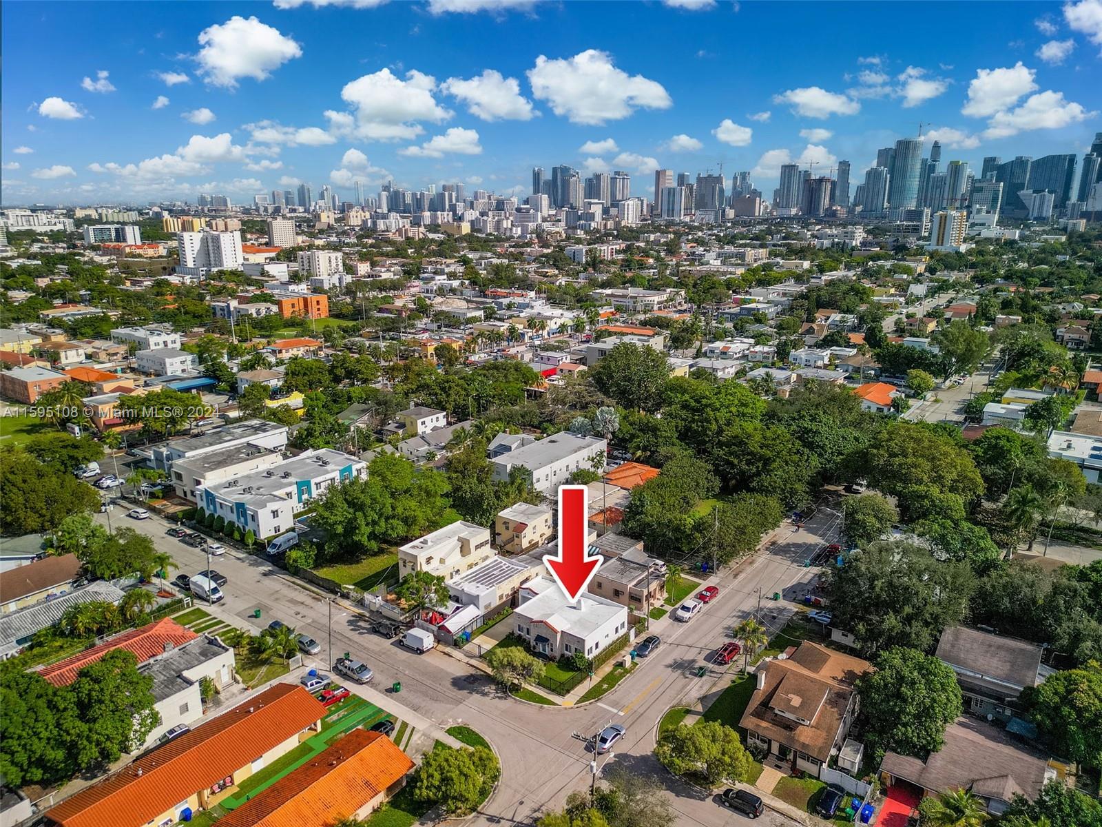 923 Southwest 13th Court Miami, FL 33135 - Photo 49 of 58 an aerial view of a city