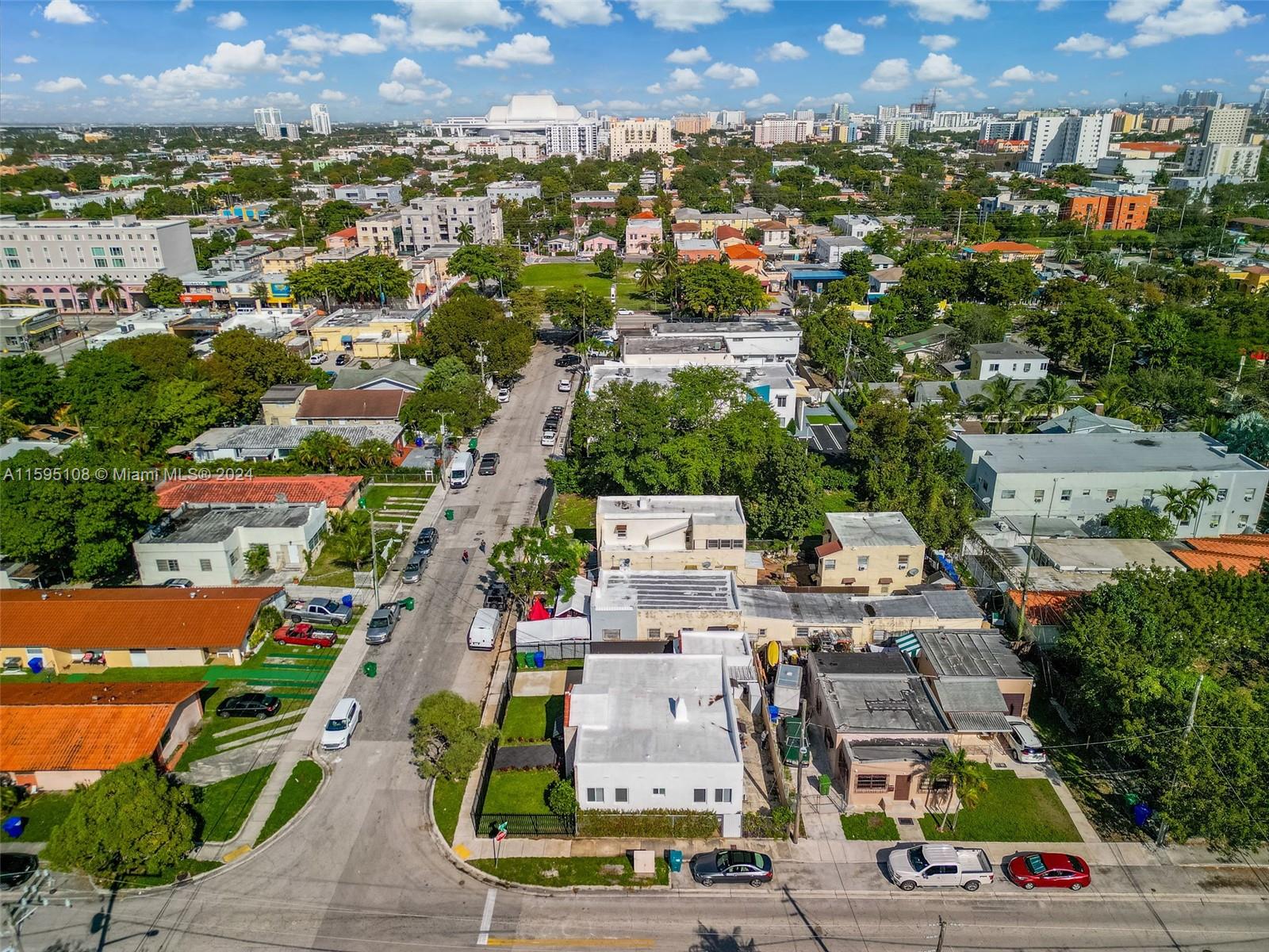 923 Southwest 13th Court Miami, FL 33135 - Photo 53 of 58 an aerial view of residential houses with outdoor space