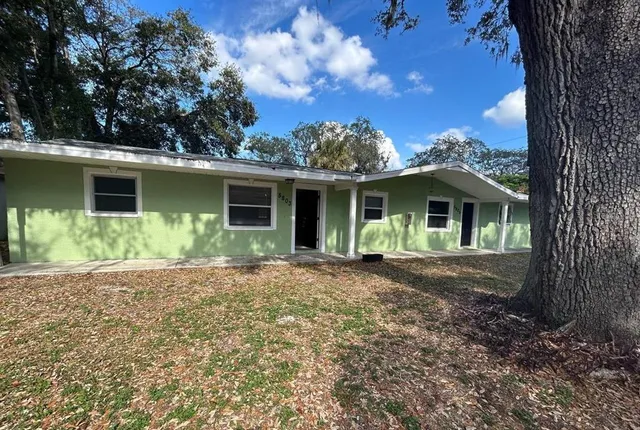 front view of a house with a porch