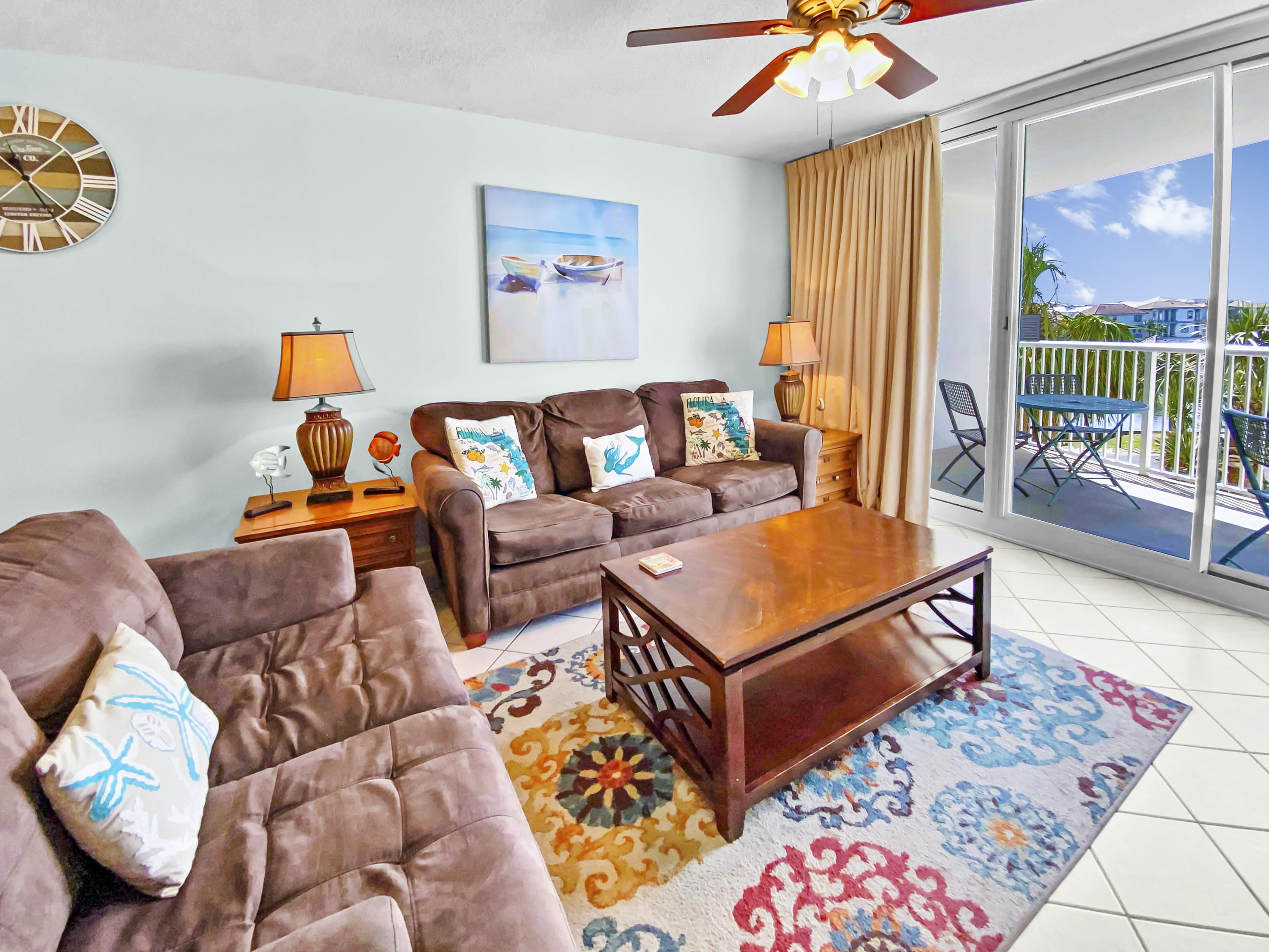 970 Highway 98, Unit 206 Destin, FL 32541 - Photo 4 of 25 a living room with furniture a rug and a window