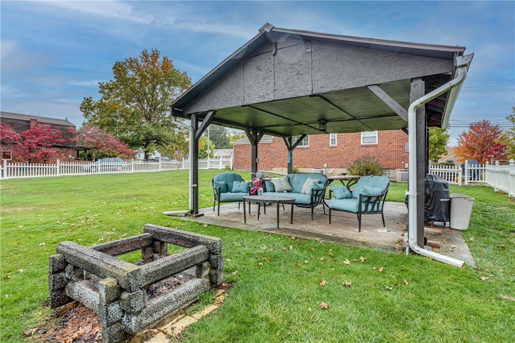 1086 Butler Road Springdale, PA 15144 - Photo 22 of 23 Love Being Outdoors? Imagine Enjoying the Pavilion and Fire Pit!