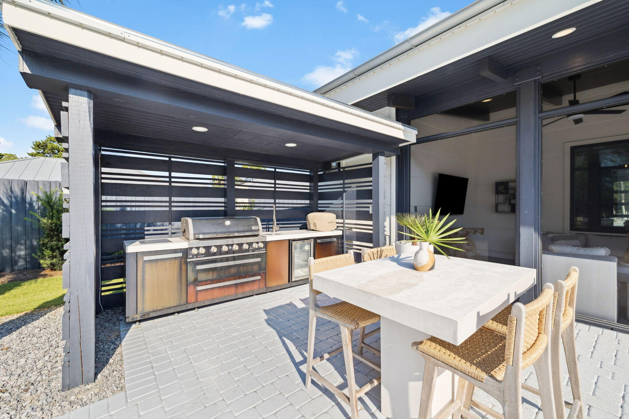 114 Surfside Drive Santa Rosa Beach, FL 32459 - Photo 23 of 45 a kitchen with sink and stove