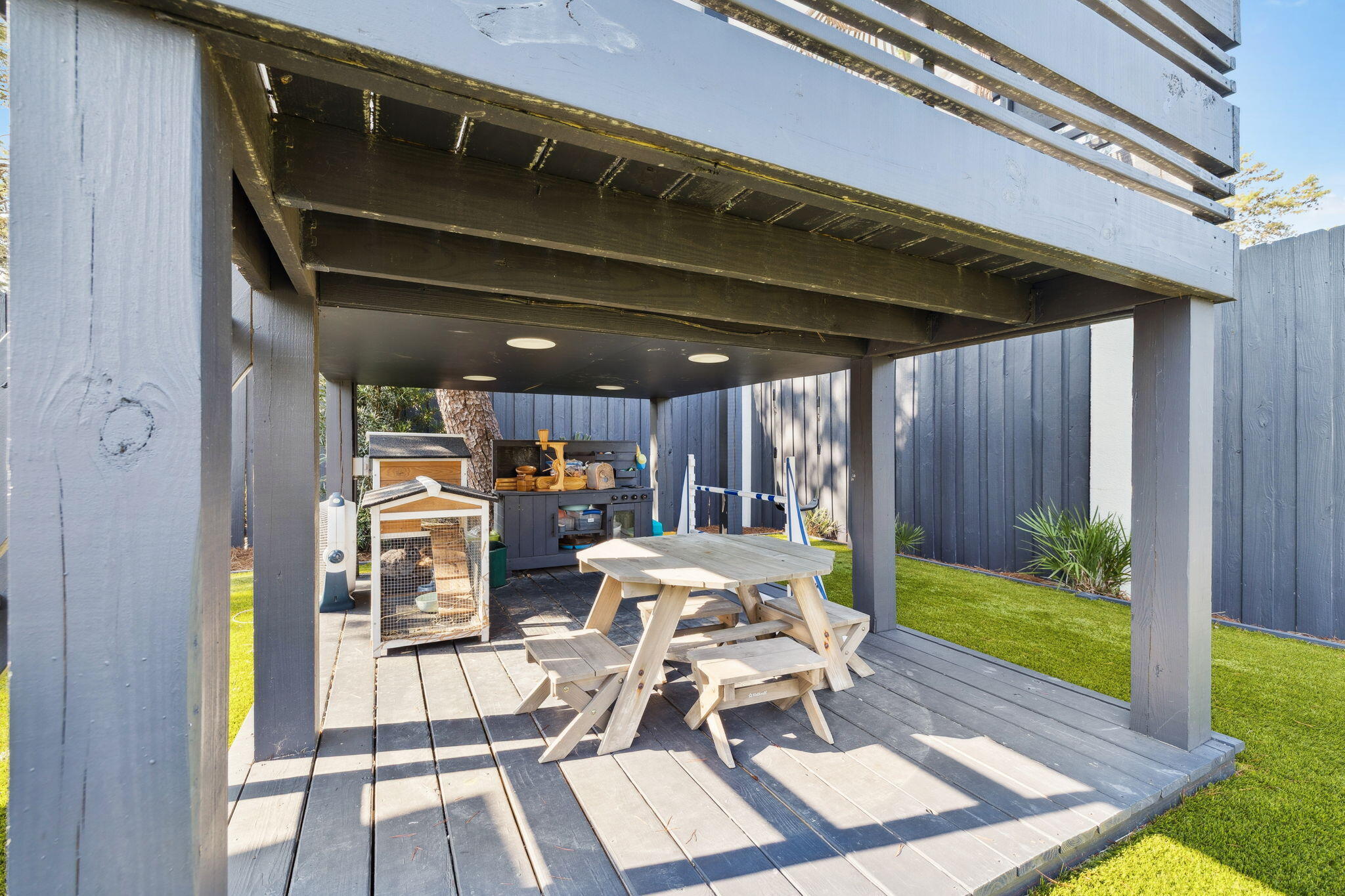 114 Surfside Drive Santa Rosa Beach, FL 32459 - Photo 33 of 45 a view of a chairs and table in a patio