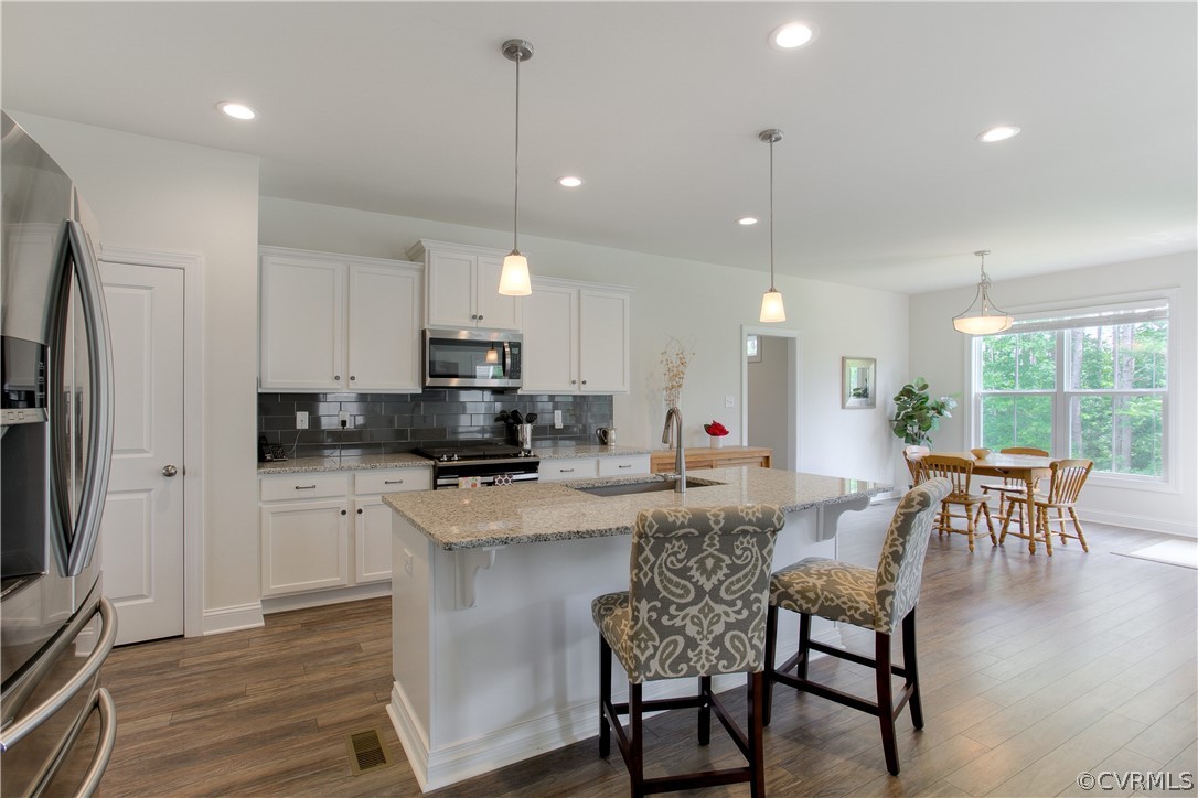 16019 Longlands Road Chesterfield, VA 23832 - Photo 11 of 50 Kitchen includes granite, blanco sink that is scra