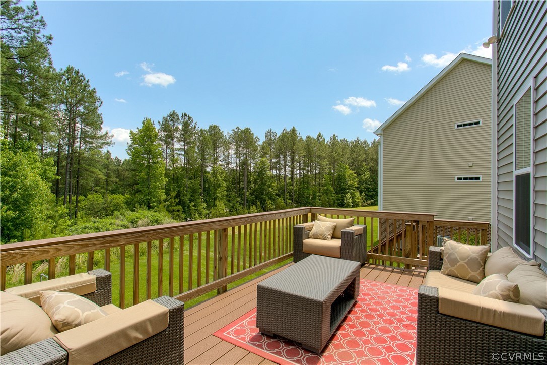 16019 Longlands Road Chesterfield, VA 23832 - Photo 22 of 50 Rear composite decking is maintenance free and loo