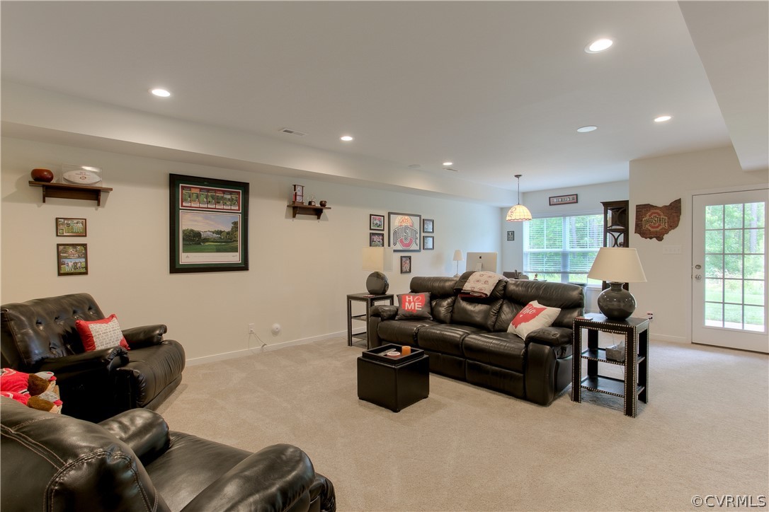 16019 Longlands Road Chesterfield, VA 23832 - Photo 39 of 50 Basement space includes door that walks out onto a