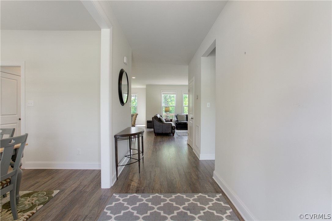 16019 Longlands Road Chesterfield, VA 23832 - Photo 5 of 50 Foyer view with Dining room on left and 1st floor
