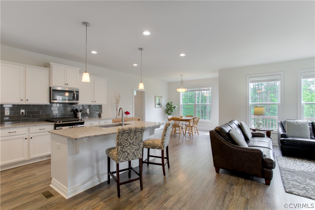 16019 Longlands Road Chesterfield, VA 23832 - Photo 10 of 50 Open Concept Kitchen space with scratch-resistant