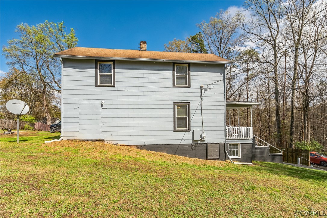 381 Moses Mill Road Chatham, VA 24531 - Photo 28 of 31 a view of a house with a yard
