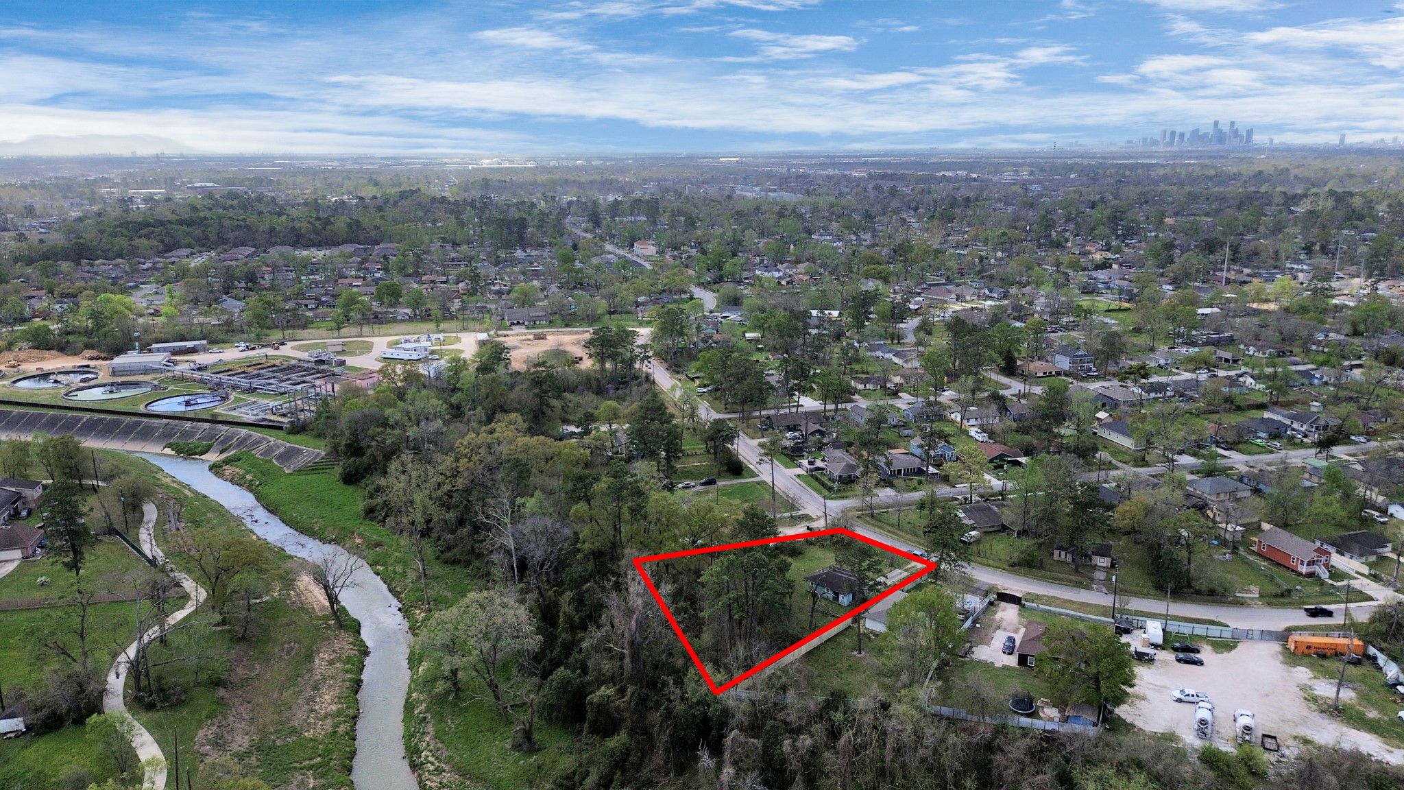8181 Count Street Houston, TX 77028 - Photo 10 of 12 an aerial view of residential houses with outdoor space and trees
