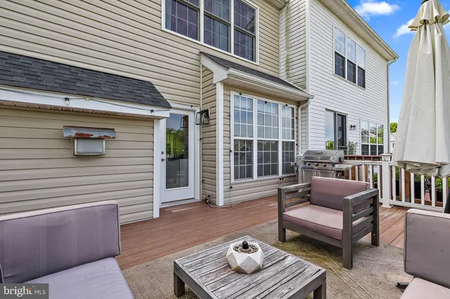 a building outdoor space with seating