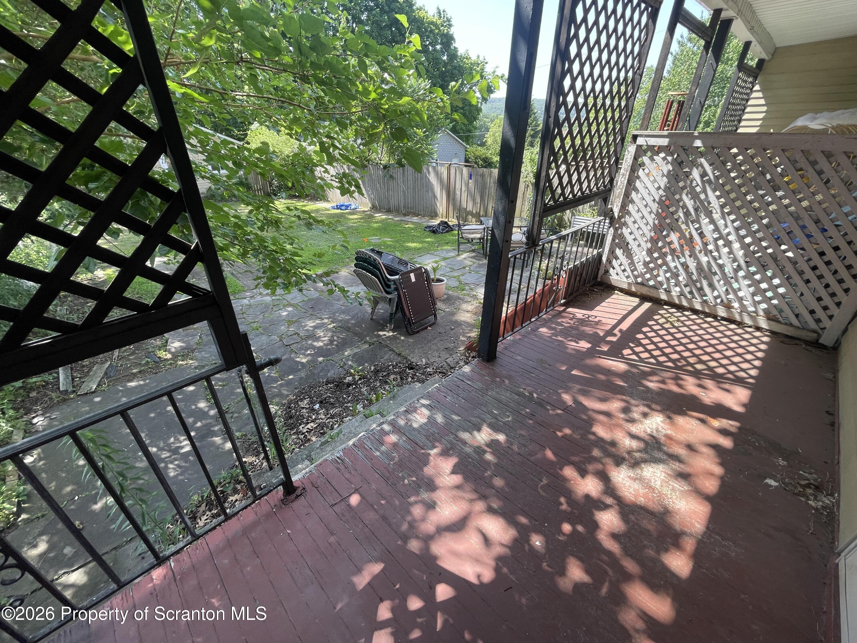 722 Wheeler Avenue Scranton, PA 18510 - Photo 18 of 20 Rear Porch