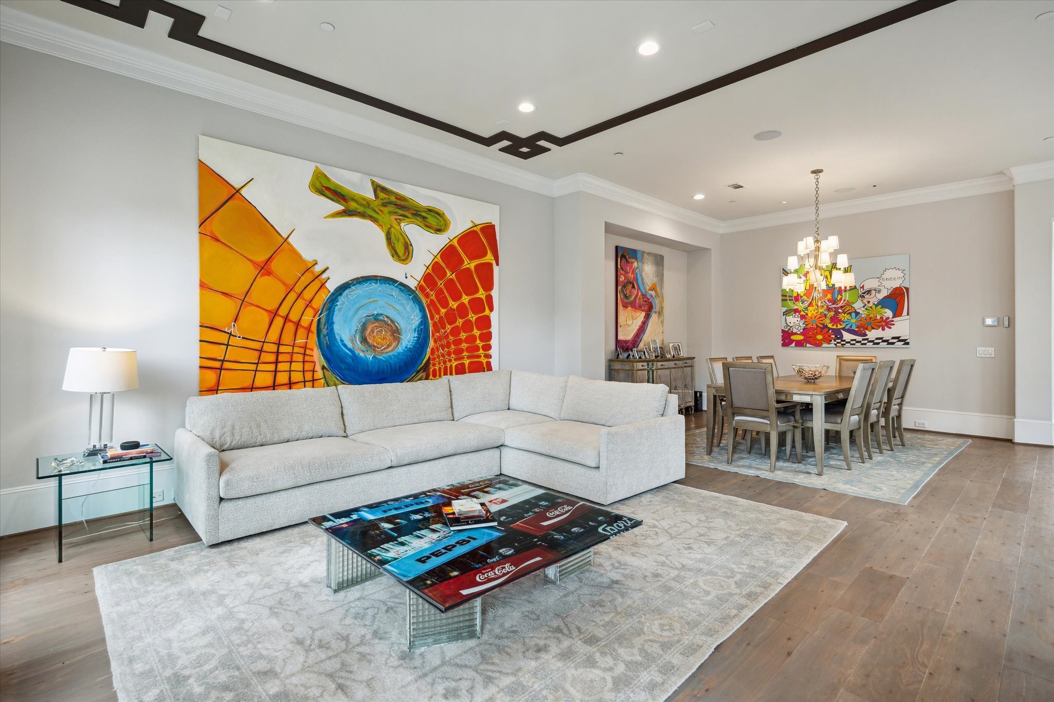 2336 Welch Street Houston, TX 77019 - Photo 19 of 39 a living room with furniture and painting on the wall