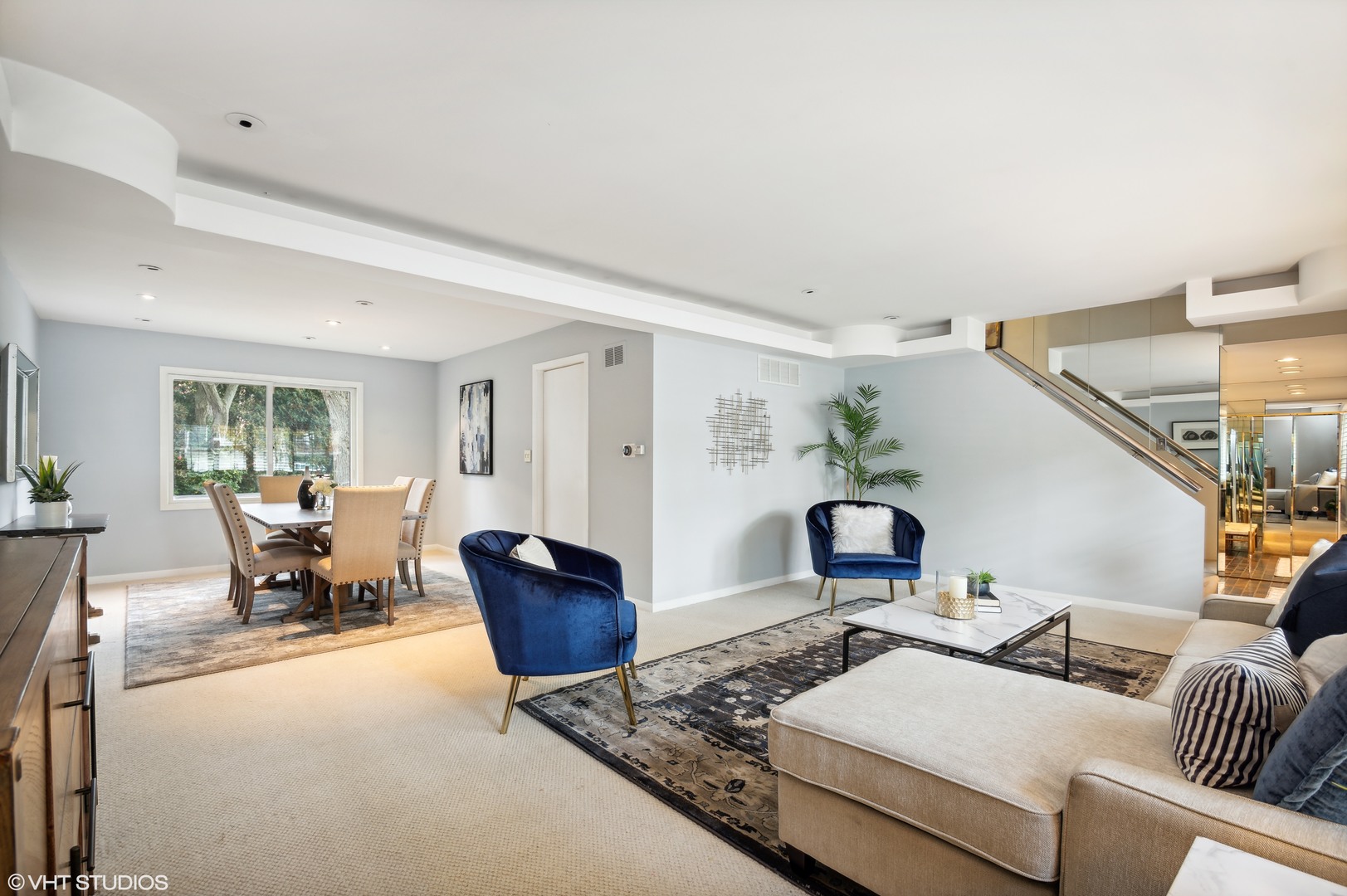1734 Birch Road Northbrook, IL 60062 - Photo 5 of 27 a living room with furniture and wooden floor