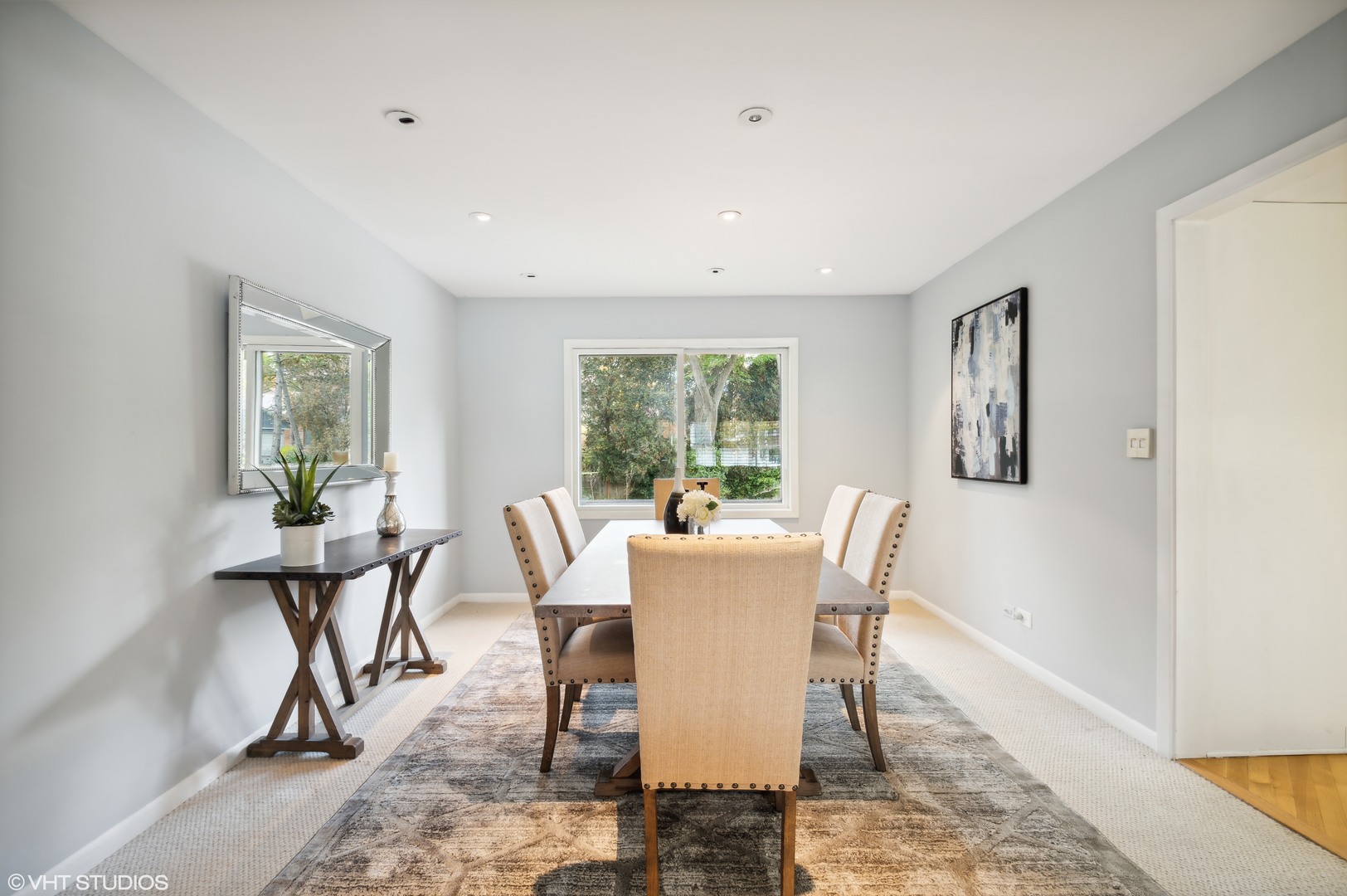 1734 Birch Road Northbrook, IL 60062 - Photo 6 of 27 a view of a dining room with furniture window and outside view